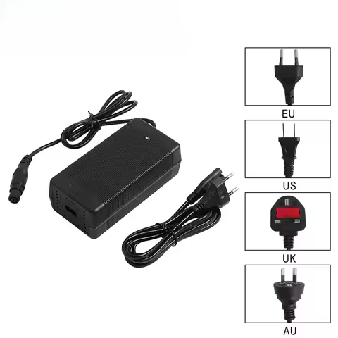54.6V 2A Fast Charger for Segway Ninebot G3 F3 GT3 ZT3 for Xiaomi 4 Pro Plus/4 Pro Max E-Scooter Bat