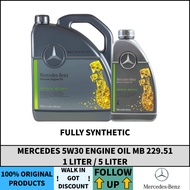 Mercedes-Benz 5W30 MB229.51 1L/5L Fully Synthetic Engine Oil - (ORIGINAL)