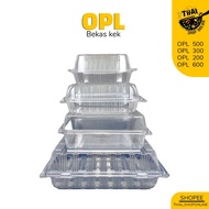 BENXON OPS L200 L300 L500 L600 BEKAS KEK Disposable Plastic Clear Food Box 50pcs