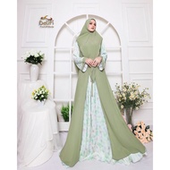 HAJAR SYAR'I 3 in 1 (GAMIS + CARDIGAN + KHIMAR) BY BELIFI