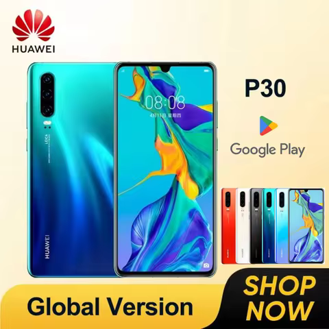 HUAWEI P30 Smartphone Android 6.1 inch 40MP+32MP Camera 128GB ROM Mobile phones 4G Network NFC Googl