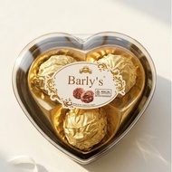 Barly's Chocolate Ball Love 3-piece Chocolate Ball Hazelnut Love for Gift