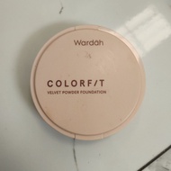 New Rejected Without Box - WARDAH Colorfit Velvet Powder Foundation 11g - 52N Almond