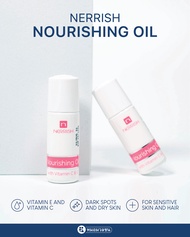 หมอมวลชน เนอริช นอริชชิ่ง ออย Nerrish Nourishing Oil  - Oil of Vitamin E + Vitamin C และ Jojoba Oil