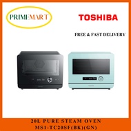 TOSHIBA MS1-TC20SF (BK) / (GN) 20L PURE STEAM OVEN - 1 YEAR TOSHIBA WARRANTY