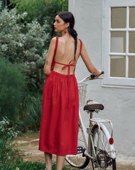 REVERIE Santa Monica Dress - เดรสยาวเปิดหลัง (มีทั้งหมด 3 สี)