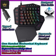 One Handed Keyboard Gaming Keyboard Mechanical RGB Backlit Keyboard Redragon K585 DITI