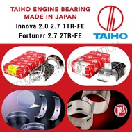 Original TAIHO Main Bearing Set / Con Rod Bearing Set (Size STD) Innova 2.0 2.7 1TR-FE / Fortuner 2.