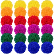 24 Keping Dodgeball 4 Inci Bola Dodgeball Benang Akrilik Lembut Bola Taman Permainan Bola Tangan Bes