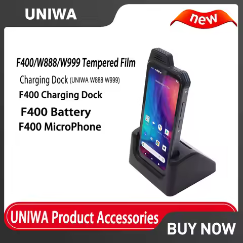 UNIWA W999 W888 tempered film Dock Explosion-proof Suitable for UNIWA V2000 F41 UNIWA F400 Dock, Bat