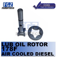 LUB OIL ROTOR 178F 7 HP AIR COOLED DIESEL ENGINE pump genset