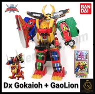 Bandai หุ่นยนต์ ขบวนการ โกไคเจอร์ โกไคโอ Gokaiger (DX GokaiOh + DX GaoLion) ของใหม่ ของแท้ จากประเทศ