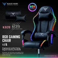 【In stock】( ) Black Hawk RGB Gaming Chair / Gaming Chair / Computer Chair (E-Sports Chair) 3BIM