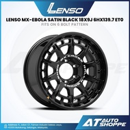 Lenso MX-Ebola - Satin Black 18x9J ET0 6x139.7 (1 Piece)