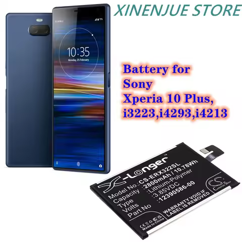 CS Battery 3.85V/2800mAh 12390586-00 for Sony Xperia 10 Plus,i3223,i4293,i4213