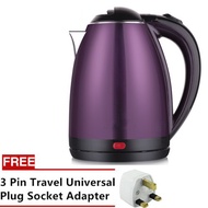 ✑☞Stainless Steel Electric Automatic Cut Off Jug Kettle 2L