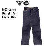 GA Blue Men's Normal Rise Straight Cut Jeans 9911 1897/1997 Raw Dark Blue