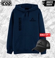 PROMO GRATIS ONGKIR FREE TOPI COD HOODIE Jaket Distro Eiger Tropical Kiri Kanan Text HITAM Premium