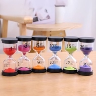 Hourglass Timer Children Brushing Teeth 3 Three Minutes 5 Time 1 Hour Glitter Bottle Sand Funnel Sho