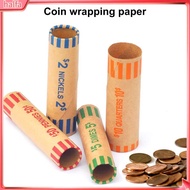 {halfa}  Coin Wrapper Box Retail Store Coin Sorter Color-coded Coin Wrappers 10pcs Assorted Rolls for Quarters Pennies Ideal for Banks Retail Stores and Coin Exchanges
