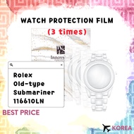 Protection Films for Rolex Submariner 116610LN (3 times) / Scratch &amp; Contamination Prevention Stickers Film / care