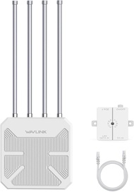 WAVLINK AX3000 Outdoor WiFi 6 Extender Long Range, WiFi 6 Outdoor Wireless Access Point, Support Act