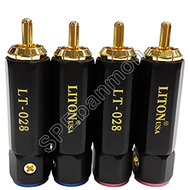 หัว RCA ยี่ห้อ LITON RCA-LT-028 หัวปลั๊ก RCA LITON (RCA Plug)