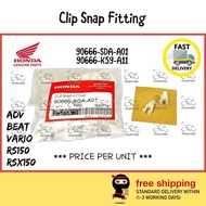 (10PC) 90666-SDA-A01 HONDA RS150 / RSX150 / BEAT / VARIO / ADV150 Clip Snap Fitting Cover 100% ORIGI
