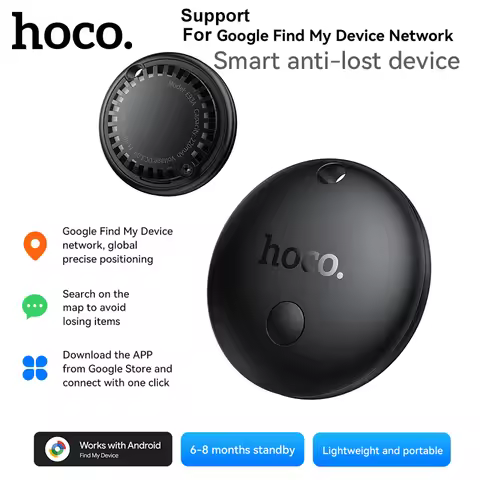HOCO Anti lost Smart Tag Support For Google Find My App Android Phone GPS Tracker Finder Locator For