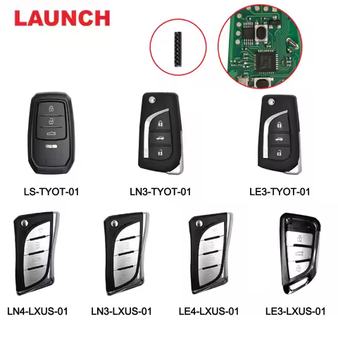 LAUNCH Key for Toyota Motor LN3 LE3 LS for Toyota LN3 LN4 LE3 LE4 for Lexus Works for X431 Key Progr