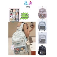 [Ready Stock] Se.W Transparent Anime Ita Bag for Girls Mori Style Backpack Lightweight School Bag fo