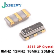 10pcs 3213 3Pin 8MHZ 12MHZ 16MHZ 20MHZ SMD quartz resonator Crystal oscillato