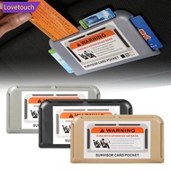 LOVETOUCH Car Sun Visor Card Holder Car Accessories Card Storage Car Card Slot Multi-function Storag