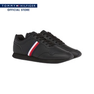 Tommy Hilfiger รองเท้าผ้าใบผู้ชาย รุ่น FM0FM04834 0GQ - สีดำ