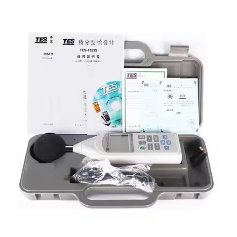 TES-1353S Sound Level Meter Portable High-Precision Digital Display Integral Noise Tester/Low-Freque