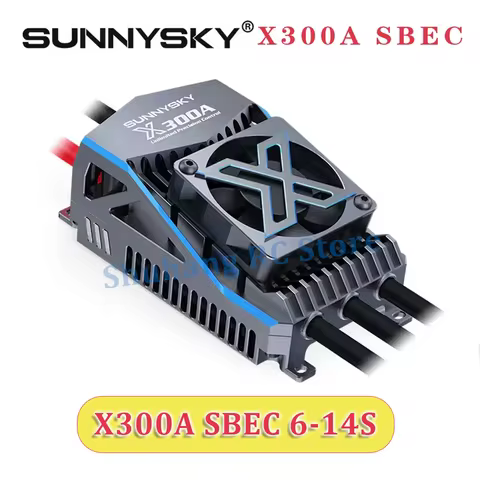 SUNNYSKY X300A SBEC Speed Controller 6-14S X300A ESC For RC TOC Fixed-Wing Aircraft700-800 Series 3D