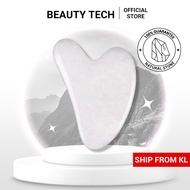 White Jade Gua Sha Crystal Gua Sha Stone Gua Sha Original Face GuaSha Natural Crystal 水晶刮痧板  白玉石刮痧板 