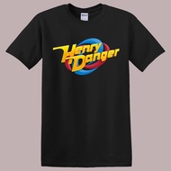 Henry Danger Men'S Black T-Shirt O-neck Summer men New Style Tops Casual Streetwear
