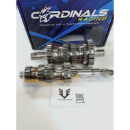 LC5S/Y15ZR/FZ150I Racing Gear Box Comp (Cardinals Racing) 5 Speed Original