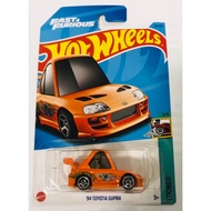 Hot Wheels ‘94 Toyota Supra MK4 (Fast & Furious card) - HW Tooned series