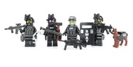 Battle Brick Police SWAT Team Collectible Custom Minifigures Compatible With LEGO® Bricks |  70% Acc