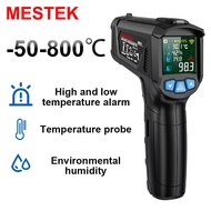 Mestek -50~800°C Infrared Thermometer IR02C Non-contact Pyrometer Laser Temperature Meter Cooking Th