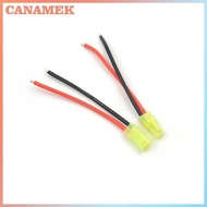CANAMEK 1pair Mini Tamiya Connector Male Female 2pin Battery wire 16AWG