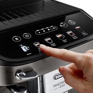 ST&amp;💘Delonghi（Delonghi） Imported Automatic Italian Coffee Maker Pump Pressure Touch Screen Grinding Home Office E MAXSilv