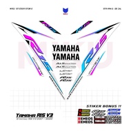 RC11b Sticker Striping Yamaha R15 v3 Striping Skotlet Scotlite Motor Sport R15 V3 Variation Graphic 