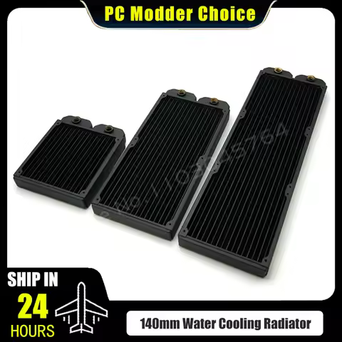 PC Water Cooling Radiator Copper 140MM 280MM 420MM Liquid Water Cooler CPU GPU Heat Exchanger For 14