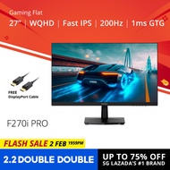 PRISM+ F270i PRO | 27" Fast IPS 200Hz/180Hz 1ms WQHD 105% DCI-P3 Gaming Monitor [2560 x 1440]