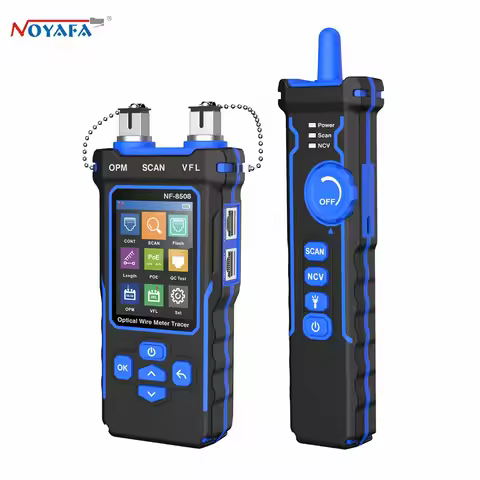 NOYAFA NF-8508 Network Cable Tester LCD Digital Rechargeable Network Line Finder Wire Tracker PoE Ch