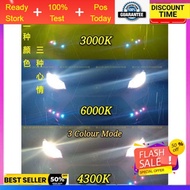 3 three Colour Led headlight Fog lamp light 3000k 4300k 6000k 8000k H1/H3/H4/H7/H8 H11 H16 HB3=9005 