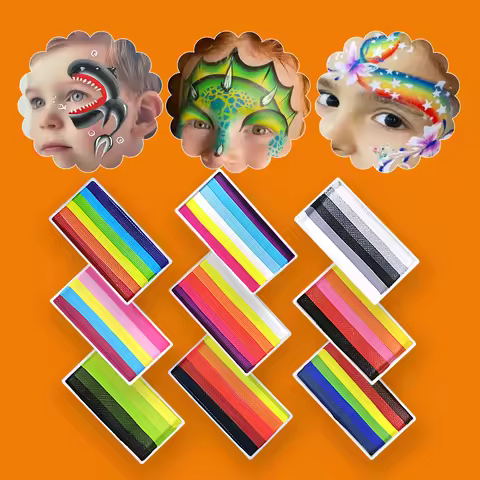 20g Body Painting Supplies Water Based Face Paint Body Art Skin Paint For Kids Halloween And Party